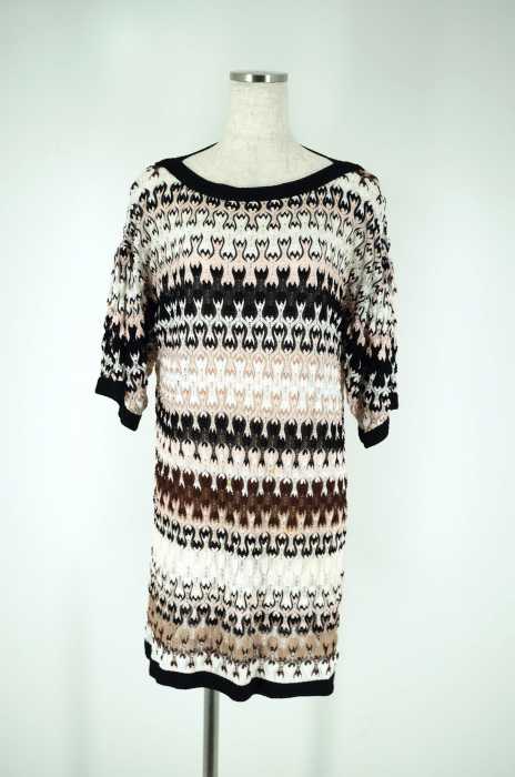 MISSONI(ミッソーニ) 半袖総柄ワンピース レディース トップス