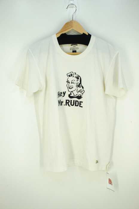 SEVENTY FOUR（セブンティーフォー） Hey Mr.RUDE プリント メンズ トップス