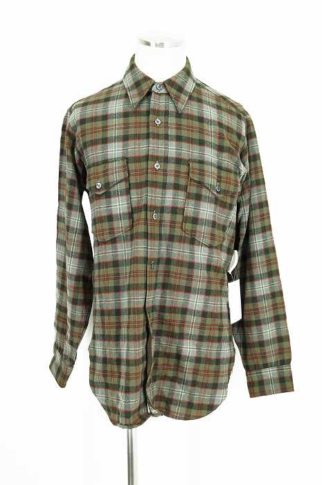 PENDLETON（ペンドルトン） 70S ヴィンテージチェックウールシャツ メンズ トップス
