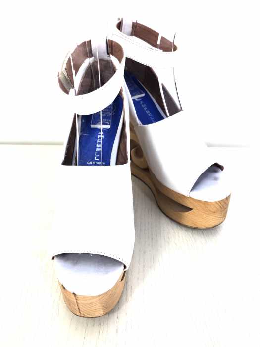 jeffreycampbell（ジェフリーキャンベル） ウッドソール厚底サンダル スケートヒールオープントゥパンプス レディース シューズ