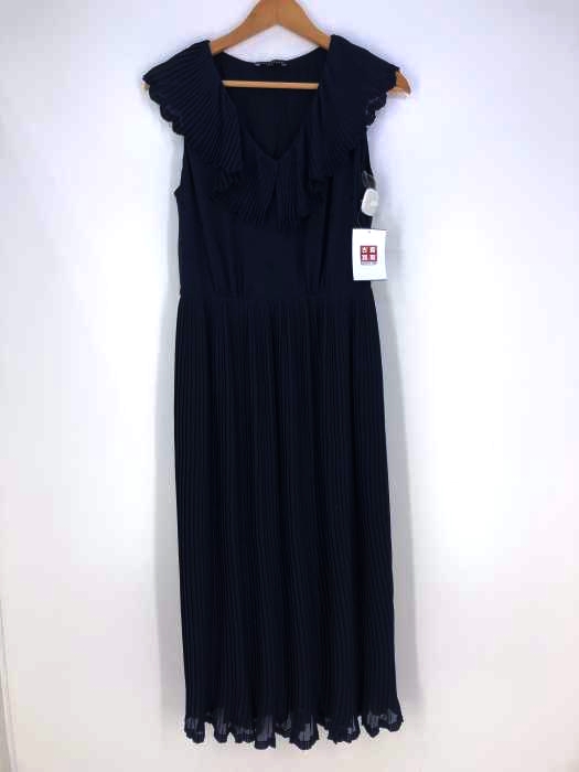 TARA JARMON(タラジャーモン) PLEATED DRESS WITH FLOUNCES レディース ワンピース