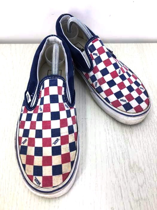 VANS(バンズ) US企画フラッグチェックスリッポン レディース シューズ