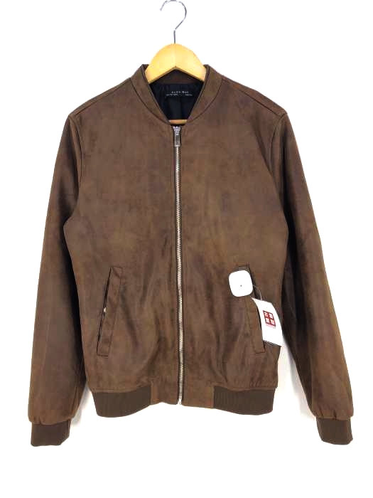 ZARA MAN（ザラマン） FAUX SUEDE BOMBER JACKET メンズ アウター