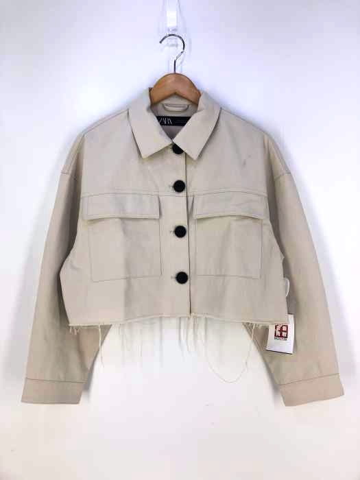 ZARA(ザラ) カットオフデザイン コットンジャケット レディース アウター