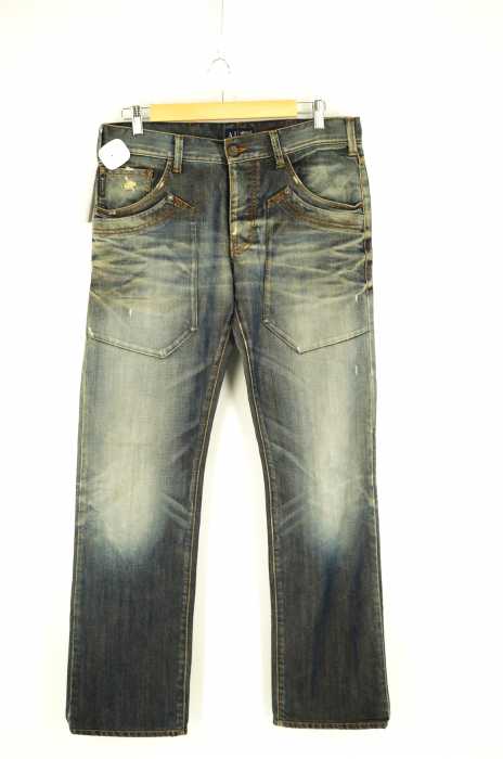ARMANI JEANS(アルマーニジーンズ) ダブルポケット加工デニムパンツ メンズ パンツ