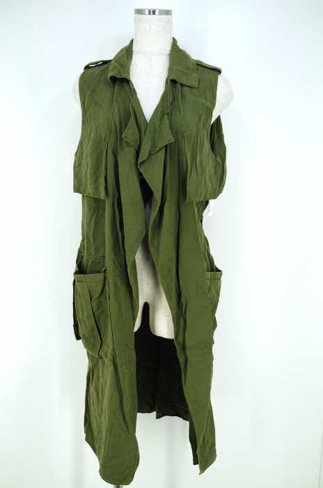 ZARA TRF （ザラティーアールエフ） ノースリーブミリタリーコート レディース アウター