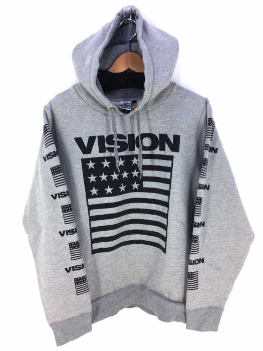 VISION STREET WEAR（ヴィジョンストリートウェア） ロゴプルオーバーパーカー メンズ トップス