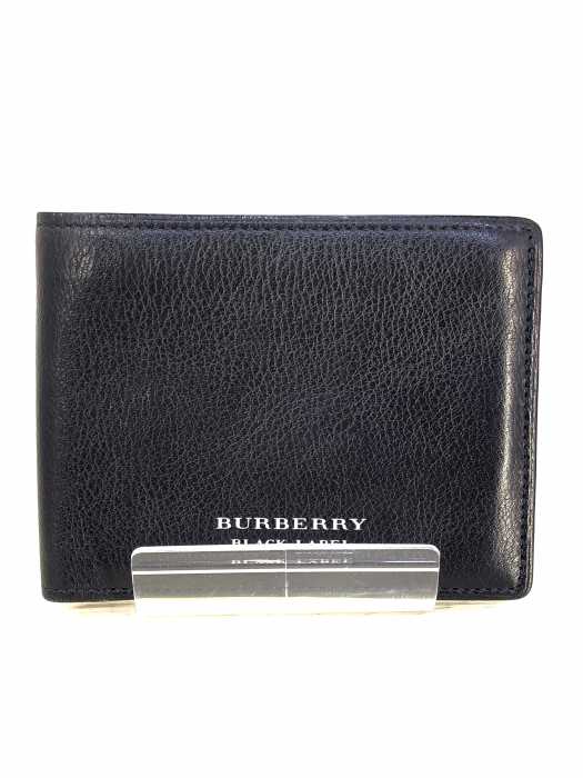 BURBERRY BLACK LABEL （バーバリーブラックレーベル） 2つ折りレザーウォレット メンズ 財布・ケース