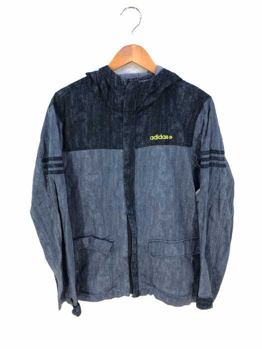 adidas neo label （アディダスネオレーベル） ロゴ刺繍　フーディー　ジャケット メンズ アウター