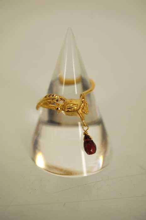 JAM HOME MADE (ジャムホームメイド) DISNEY 美女と野獣 ガーネットリング レディース アクセサリー