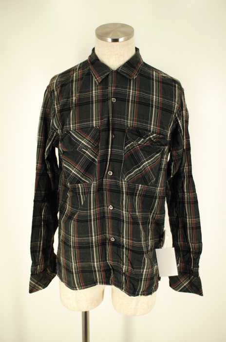 Engineered Garments (エンジニアードガーメンツ) チェック柄ワークボタンシャツ メンズ トップス