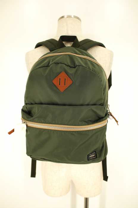 2REUSE by GOOD OL×PORTER　(リユーズ バイ グッドオル×ポーター) MIL TRIP　ナイロンツイルダブルジップバックパック メンズ バッグ