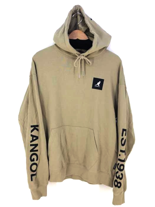 KANGOL（カンゴール） 袖プリント　プルオーバーパーカー メンズ トップス