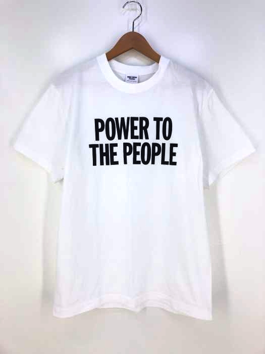 USED古着（ユーズドフルギ） 生誕80周年記念 POWER TO THE PEOPLE Tee メンズ トップス