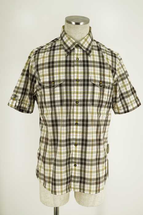 BURBERRY BLACK LABEL （バーバリーブラックレーベル） チェック半袖ボタンシャツ メンズ トップス