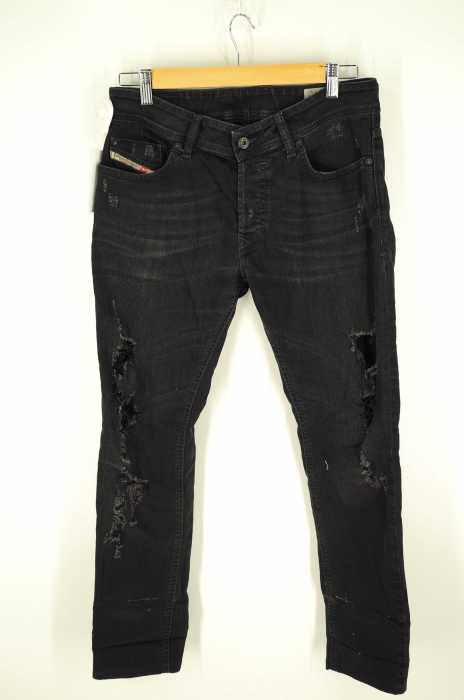 DIESEL （ディーゼル） SLEENKER クラッシュ加工デニムパンツ メンズ パンツ