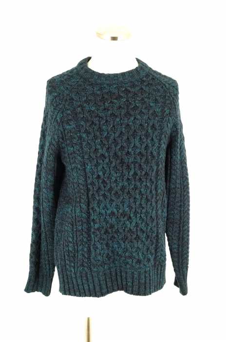 417 by EDIFICE （フォーワンセブンバイエディフィス） 15AW メランジアラン クルーネックニット メンズ トップス