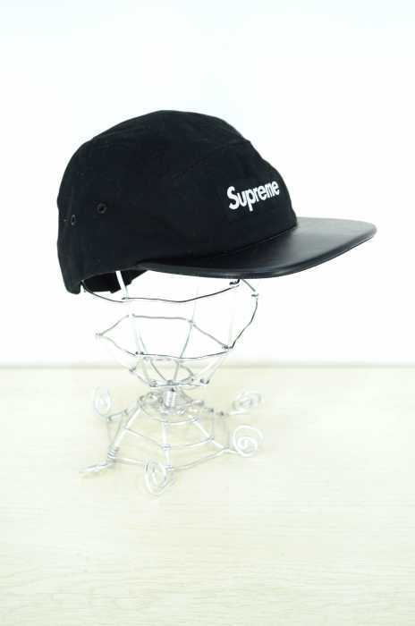 Supreme （シュプリーム） レザー切替BOXロゴジェットキャップ メンズ 帽子