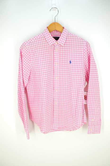 POLO RALPH LAUREN （ポロラルフローレン） ワンポイント刺繍 ギンガムチェック レディース トップス