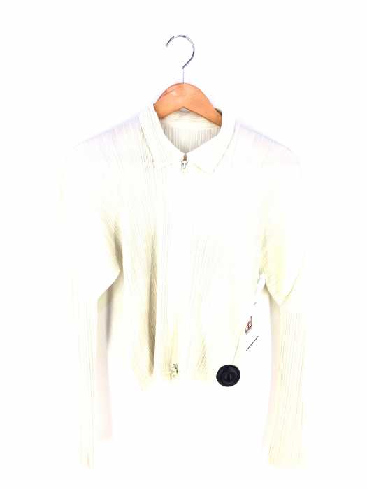 PLEATS PLEASE ISSEY MIYAKE（プリーツプリーズイッセイミヤケ） プリーツ加工　ダブルジッパージャケット レディース アウター