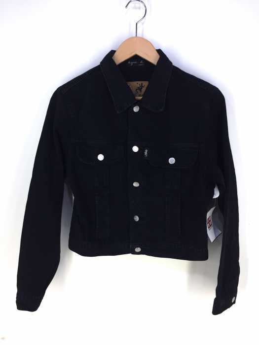 agnes b. JEANS(アニエスベー) ブラックデニムジャケット レディース アウター