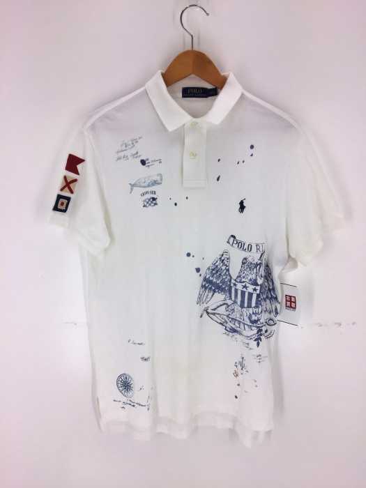POLO RALPH LAUREN （ポロラルフローレン） スモールポニー刺繍　デザインプリントポロシャツ メンズ トップス