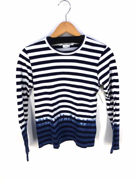 COMME des GARCONS COMME des GARCONS（コムデギャルソンコムデギャルソン） AD2007 ボーダーグラデーションTシャツ レディース トップス