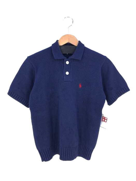RALPH LAUREN（ラルフローレン） 香港製 スモールポニー刺繍 ニットポロシャツ レディース トップス