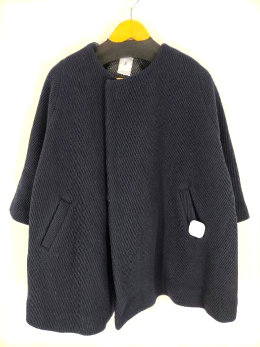 NATURAL LAUNDRY（ナチュラルランドリー） ノーカラーウールコート レディース アウター
