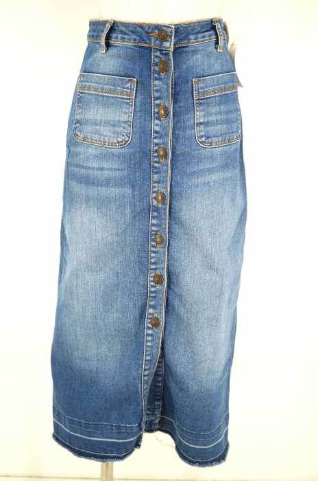 ZARA （ザラ） フロントボタン カットオフ レディース スカート