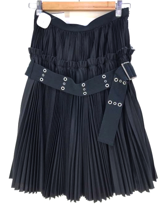 Sacai（サカイ） ベルテッドプリーツスカート レディース スカート