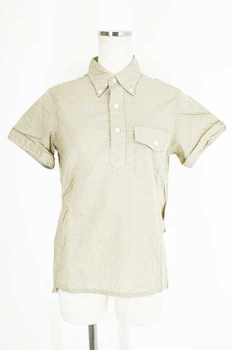 FWK engineered garments （エフダブリューケーエンジニアードガーメンツ） ドット柄半袖プルオーバーシャツ レディース トップス