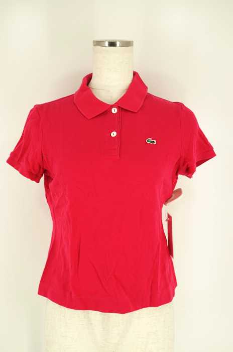 LACOSTE （ラコステ） 鹿の子モジワニポロシャツ レディース トップス