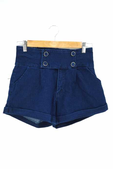 INGNI (イング) インディゴ柄ハイウエストショートパンツ レディース パンツ