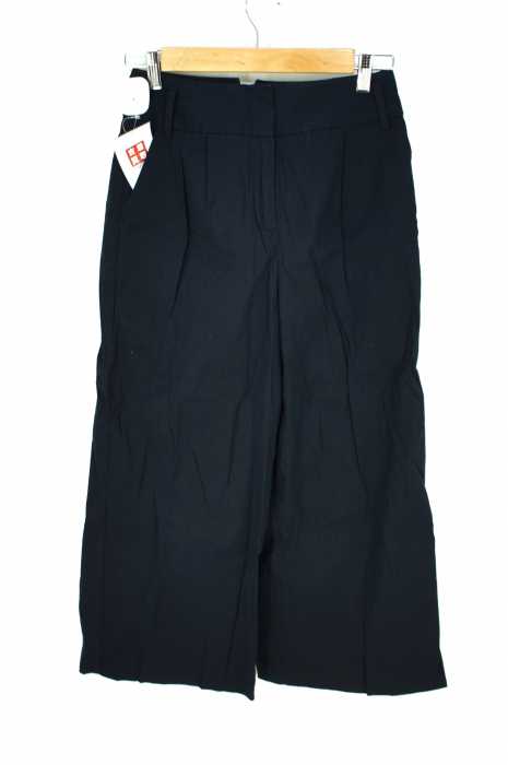 PLS+T(プラステ) リネン混タックワイドパンツ レディース パンツ