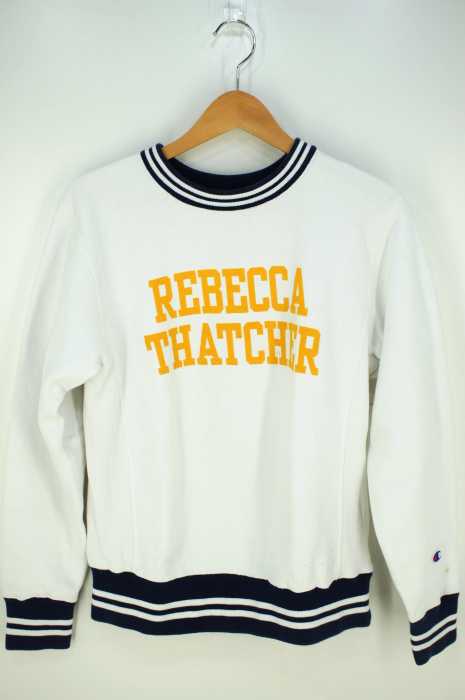 BEAMS BOY×champion（ビームスボーイ チャンピオン） REVERSE WEAVE リバースウィーブ カレッジプリント レディース トップス