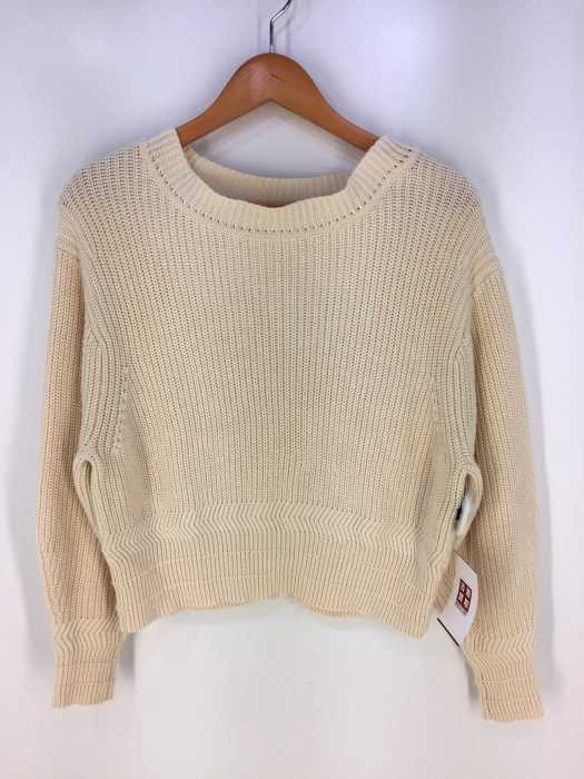 BEAUTY & YOUTH UNITED ARROWS (ビューティーアンドユースユナイテッドアローズ) コットンバックスリット9分袖ニット レディース トップス