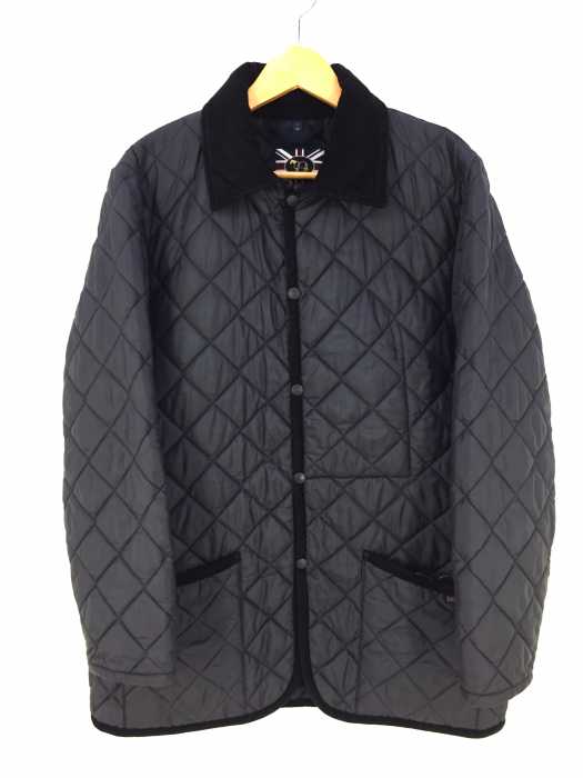 LAVENHAM （ラベンハム） コーデュロイ切替キルティングコート メンズ アウター