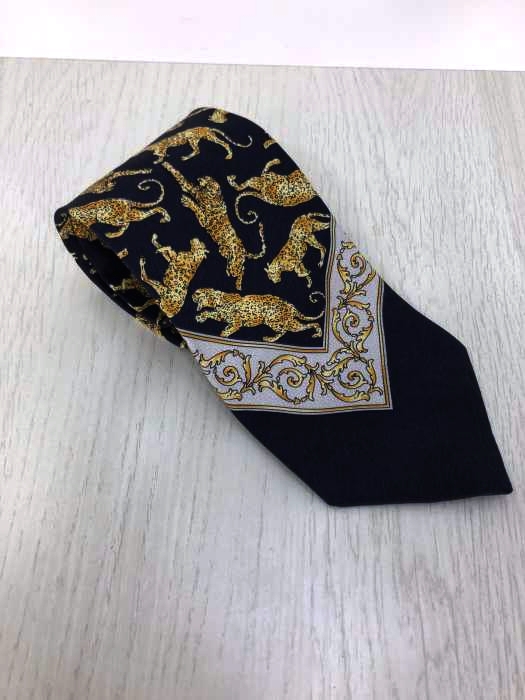 GIANNI VERSACE(ジャンニヴェルサーチ) 総柄 ネクタイ 総シルク メンズ ファッション雑貨