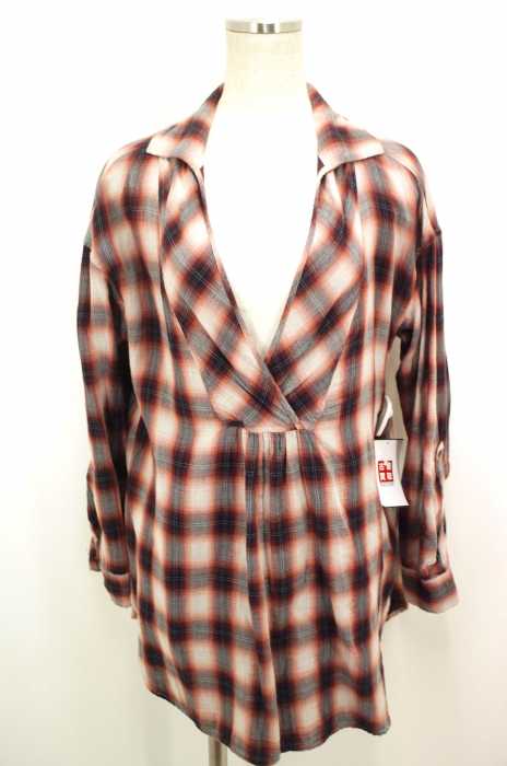 BEAUTY & YOUTH UNITED ARROWS (ビューティーアンドユースユナイテッドアローズ) チェック柄スキッパープルオーバーシャツ レディース トップス