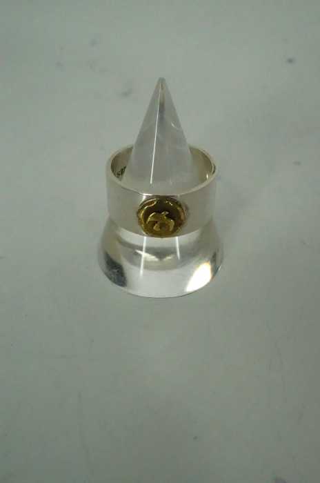 USED （ブランド不明） SV925 平打ちリング メンズ アクセサリー
