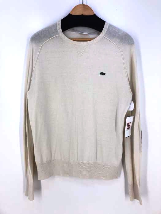 LACOSTE（ラコステ） エルボーパッチクルーネックニット メンズ トップス