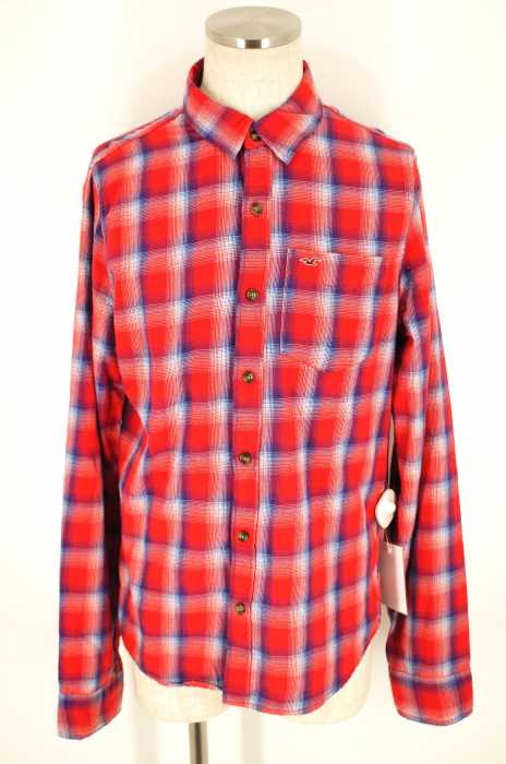 Hollister （ホリスター） オンブレチェックボタンシャツ メンズ トップス