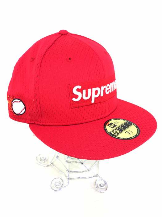 Supreme (シュプリーム) 18SS Mesh Box Logo New Era メンズ 帽子