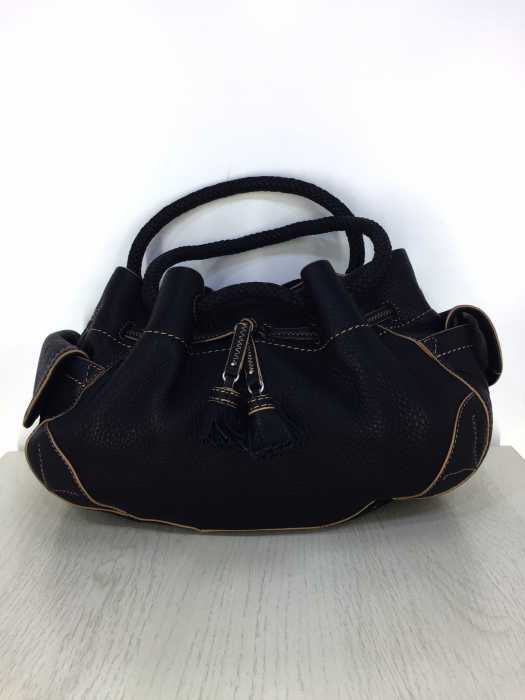 COLE HAAN(コールハーン) タッセル付き巾着型レザーハンドバッグ レディース バッグ