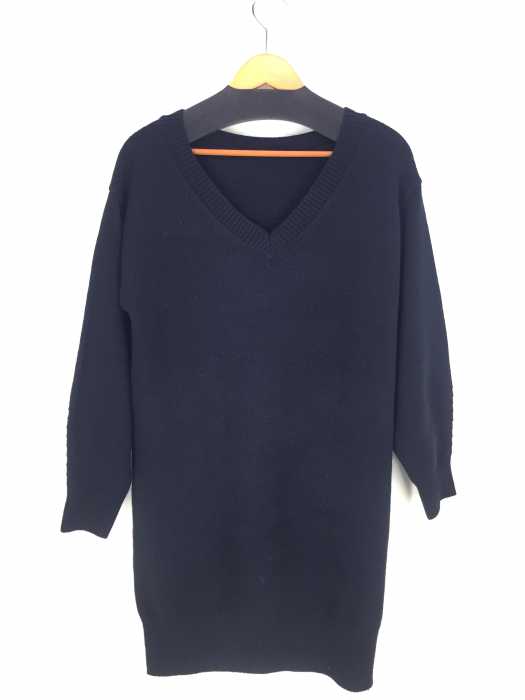 Ungrid （アングリッド） Vネックミドル丈ニットワンピース レディース ワンピース
