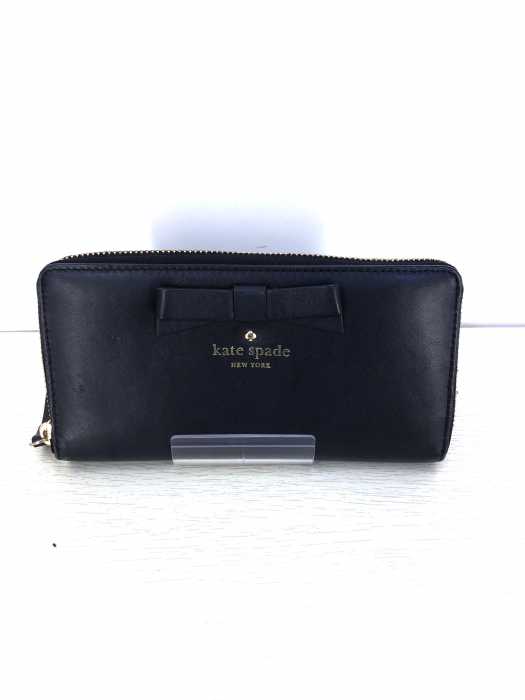 Kate spade（ケイトスペード） ラウンドジップ　リボンモチーフウォレット レディース 財布・ケース
