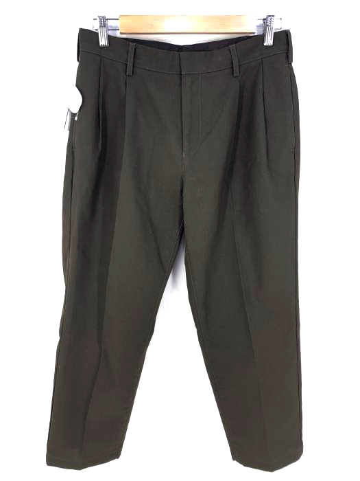 UNITED ARROWS green label relaxing(ユナイテッドアローズグリーンレーベルリラクシング) ホップサック WIDE 2P テーパード 9分丈 パンツ メンズ パンツ