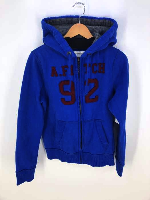 Abercrombie & Fitch（アバクロンビーアンドフィッチ） ワッペン ジップアップパーカー メンズ トップス