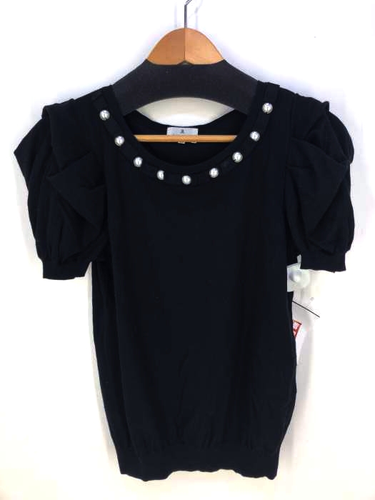 LANVIN en Bleu（ランバンオンブルー） 装飾 S/S ニット レディース トップス